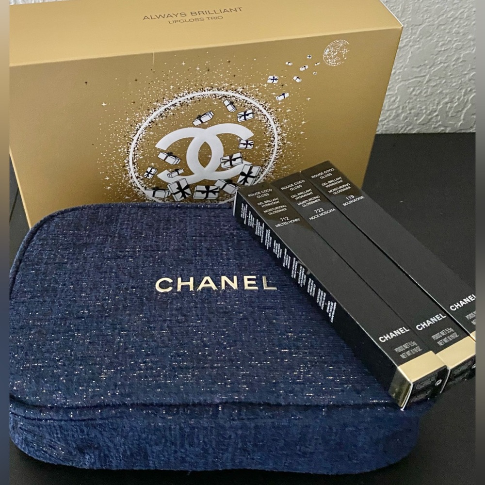Chanel Always Brilliant Trio Lip Gloss set